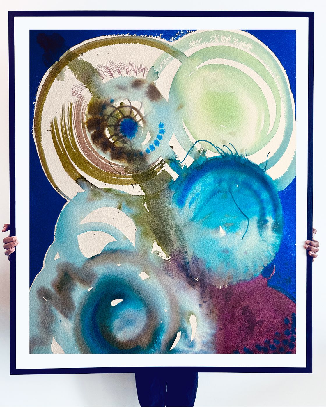 Untitled I — Watercolour and ink on paper