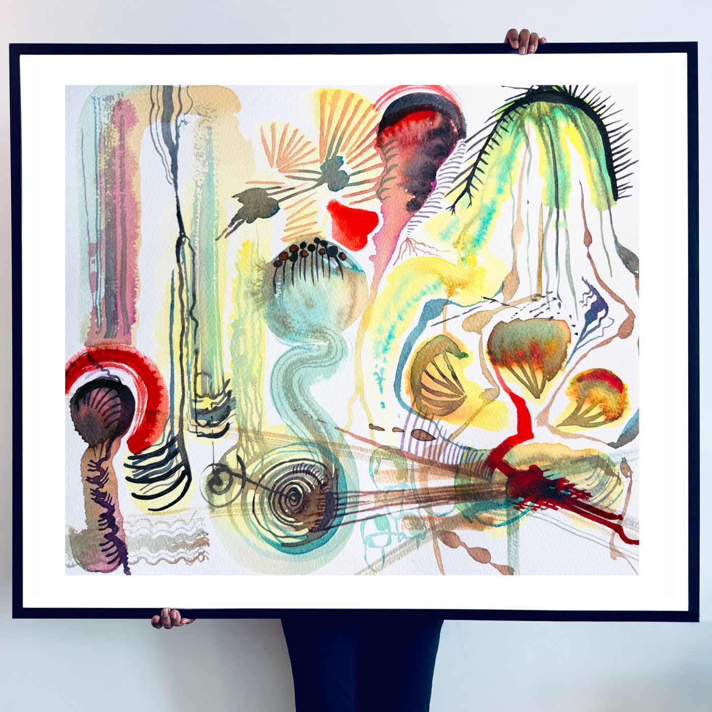 Untitled III — Watercolour and ink on paper
