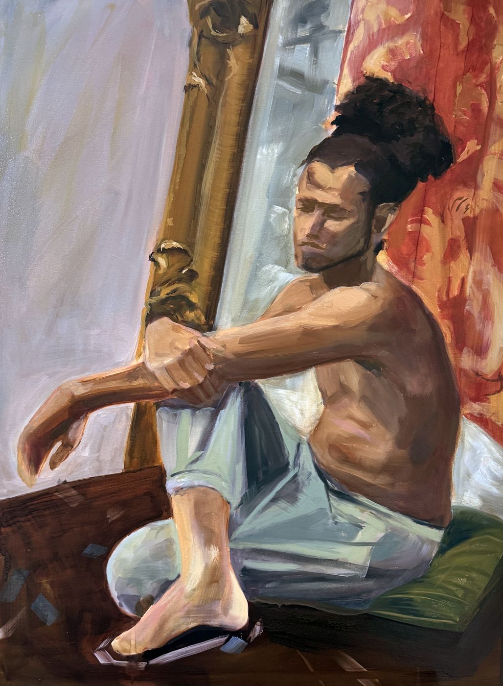 Figure Study — from Life — Oil on canvas